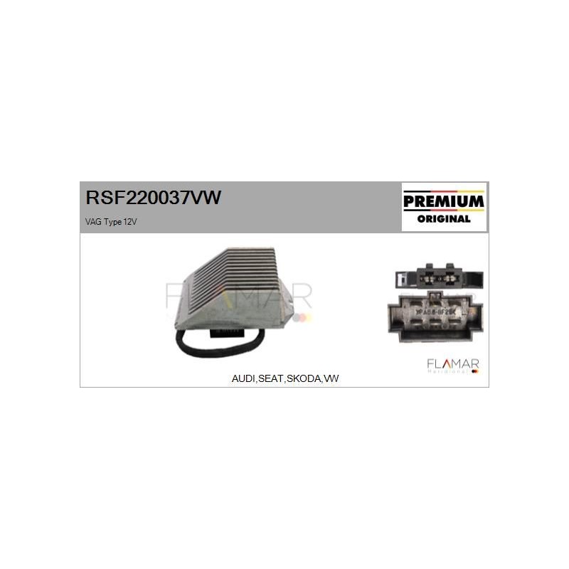 FLAMAR RSF220037VW Resitencia, ventilador habitáculo - 1