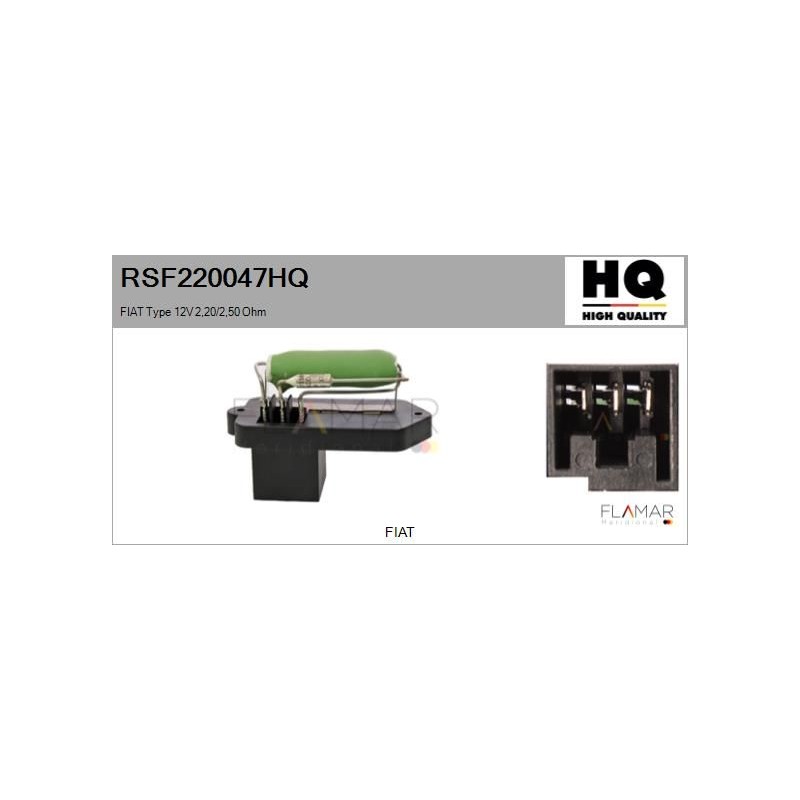 FLAMAR RSF220047HQ Resitencia, ventilador habitáculo - 1