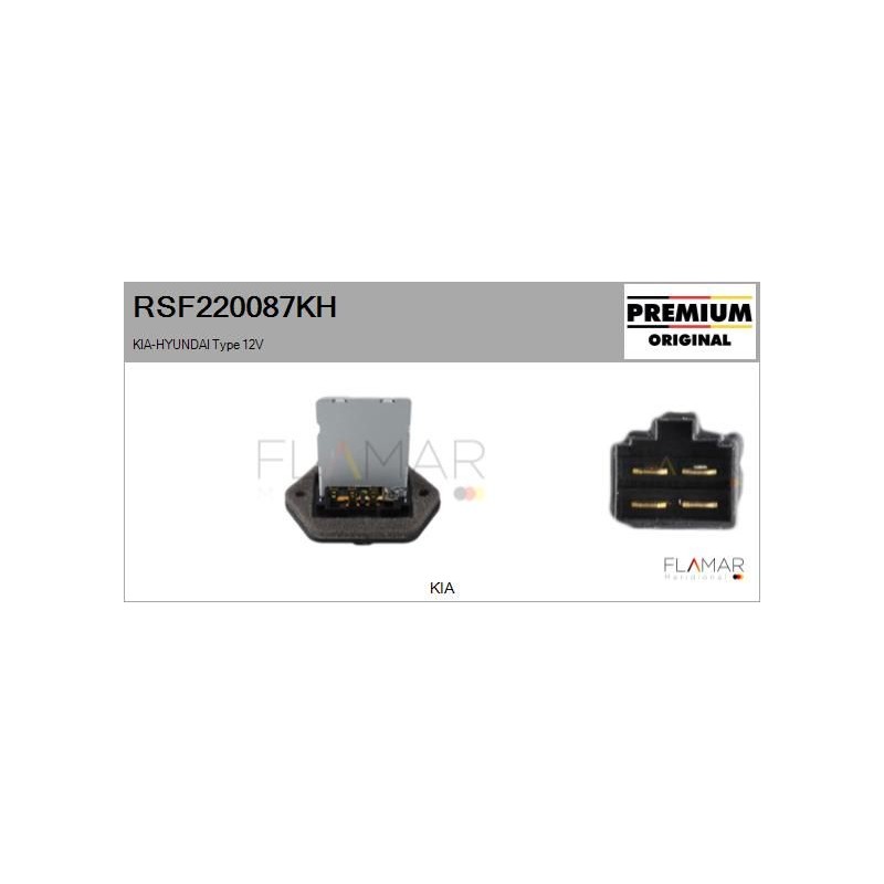 FLAMAR RSF220087KH Resitencia, ventilador habitáculo - 1