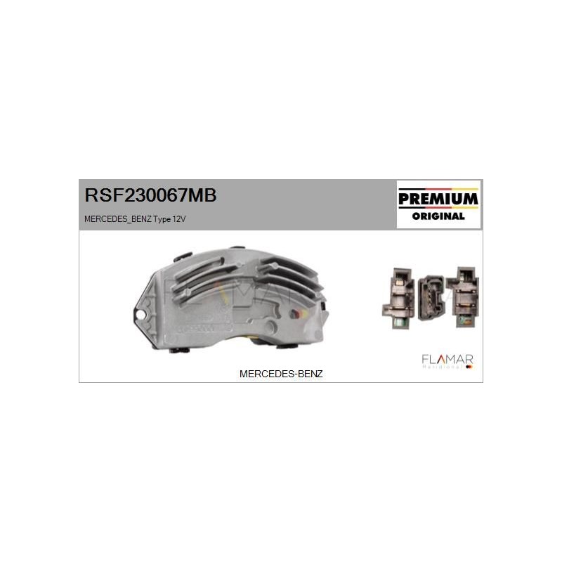 FLAMAR RSF230067MB Resitencia, ventilador habitáculo - 1
