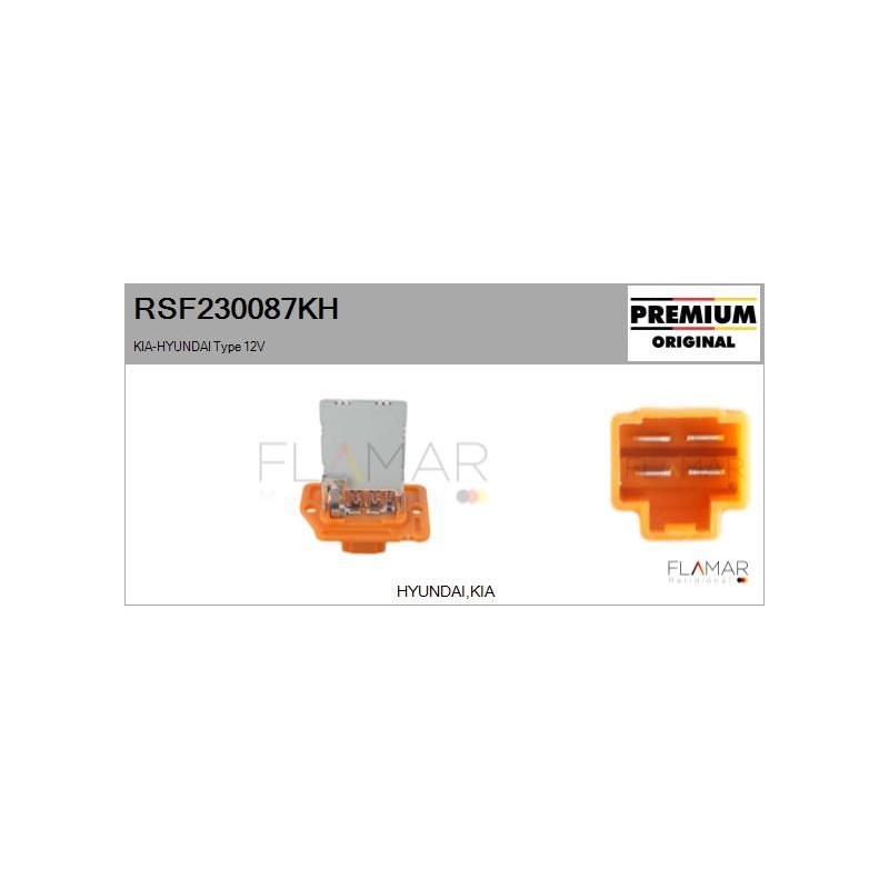 FLAMAR RSF230087KH Resitencia, ventilador habitáculo - 1