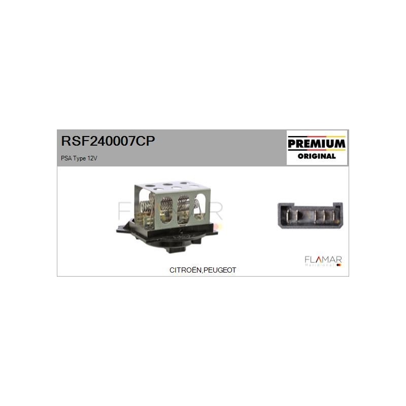 FLAMAR RSF240007CP Resitencia, ventilador habitáculo - 1