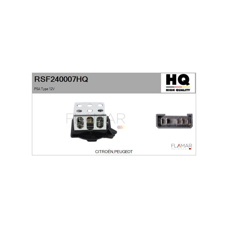 FLAMAR RSF240007HQ Resitencia, ventilador habitáculo - 1