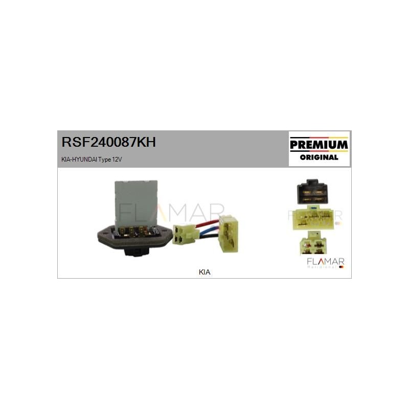 FLAMAR RSF240087KH Resitencia, ventilador habitáculo - 1