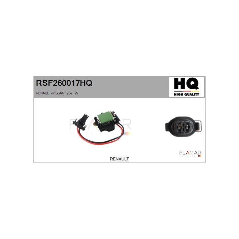 FLAMAR RSF260017HQ Resitencia, ventilador habitáculo - 1