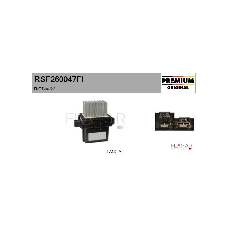 FLAMAR RSF260047FI Resitencia, ventilador habitáculo - 1