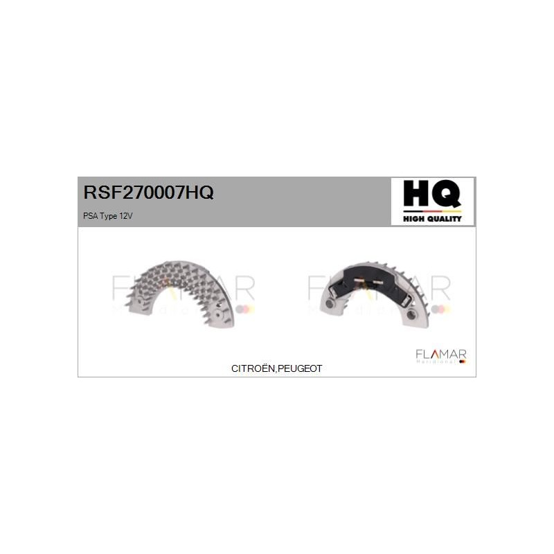 FLAMAR RSF270007HQ Resitencia, ventilador habitáculo - 1