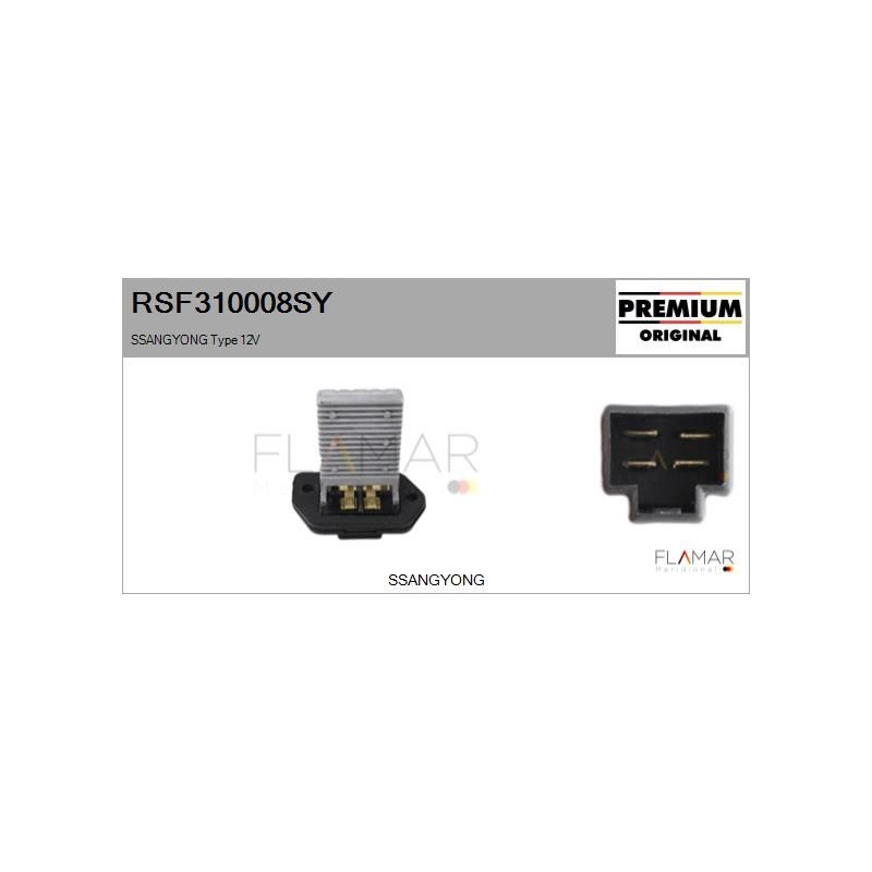 FLAMAR RSF310008SY Resitencia, ventilador habitáculo - 1