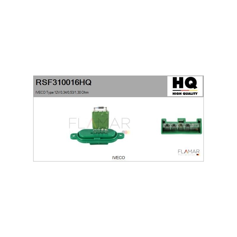 FLAMAR RSF310016HQ Resitencia, ventilador habitáculo - 1