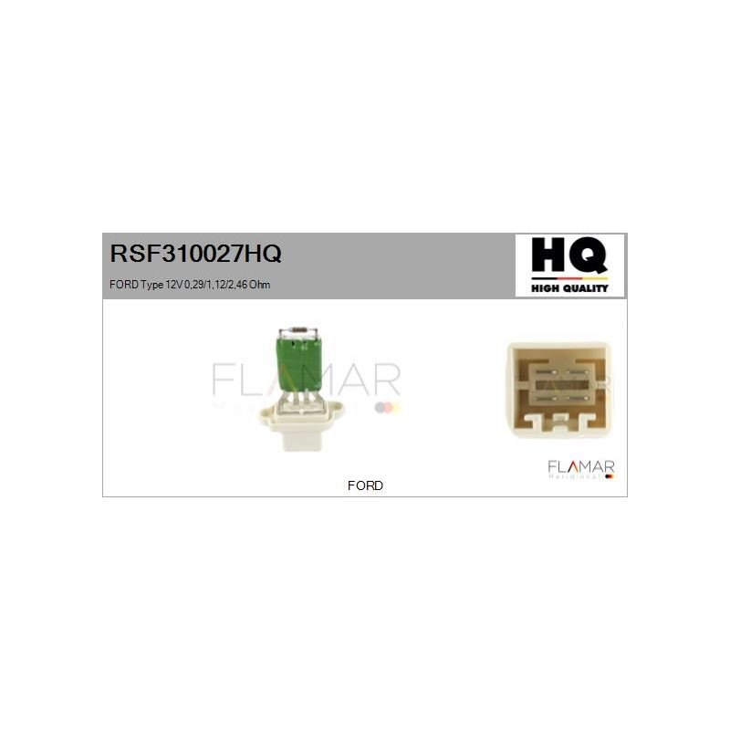 FLAMAR RSF310027HQ Resitencia, ventilador habitáculo - 1