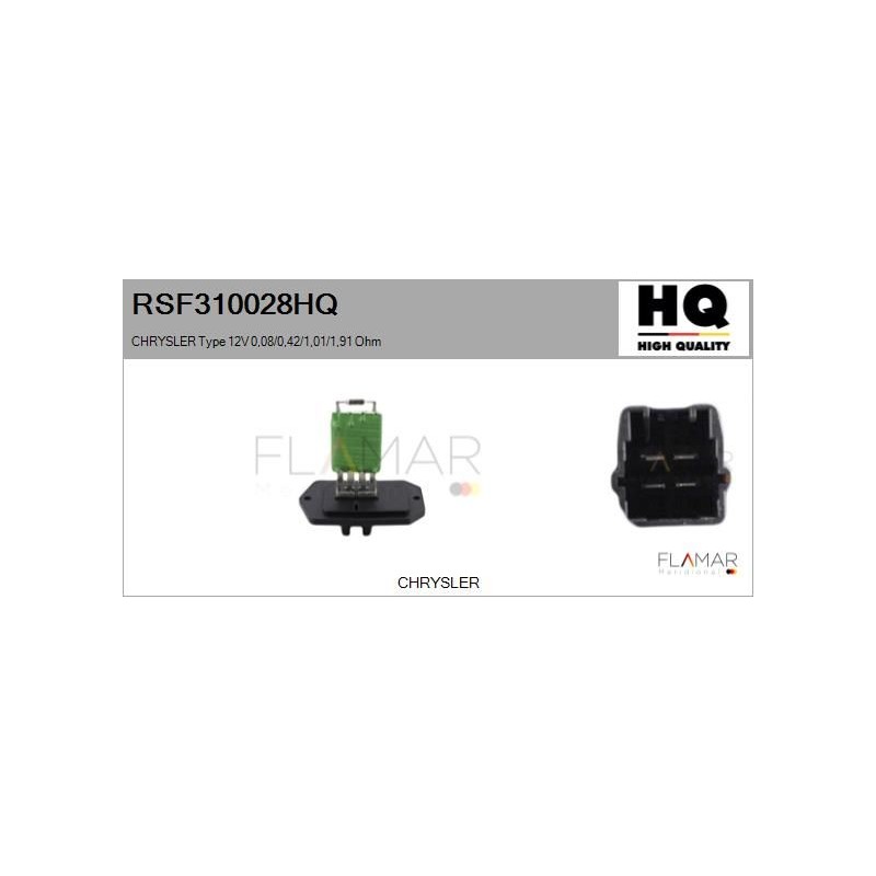 FLAMAR RSF310028HQ Resitencia, ventilador habitáculo - 1