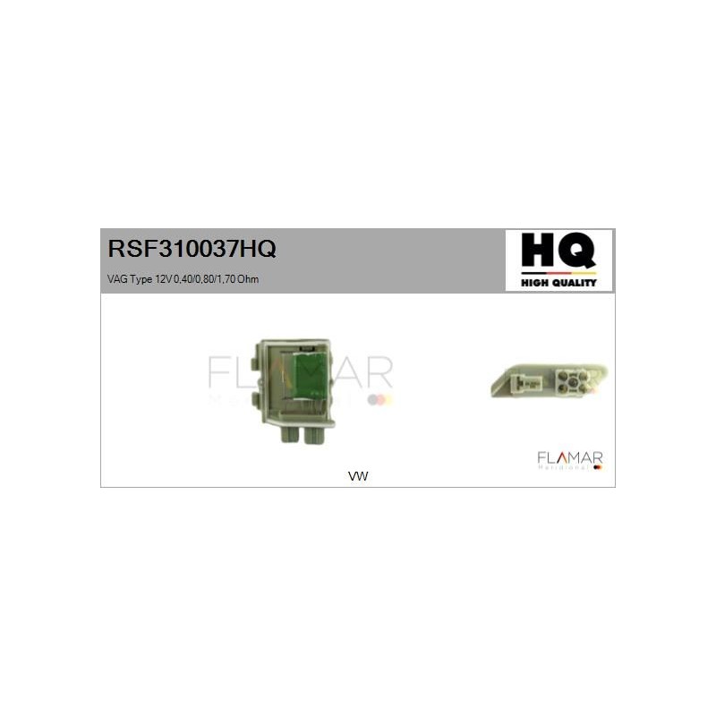 FLAMAR RSF310037HQ Resitencia, ventilador habitáculo - 1