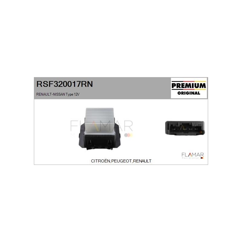 FLAMAR RSF320017RN Resitencia, ventilador habitáculo - 1