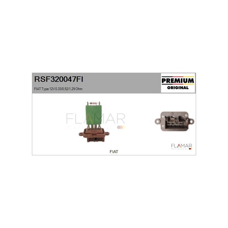 FLAMAR RSF320047FI Resitencia, ventilador habitáculo - 1