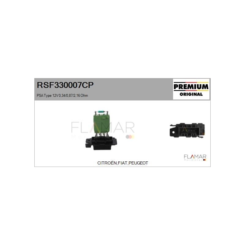 FLAMAR RSF330007CP Resitencia, ventilador habitáculo - 1