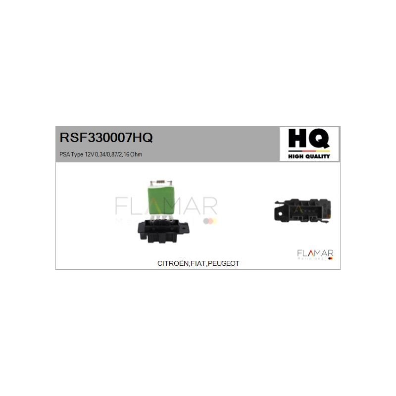 FLAMAR RSF330007HQ Resitencia, ventilador habitáculo - 1