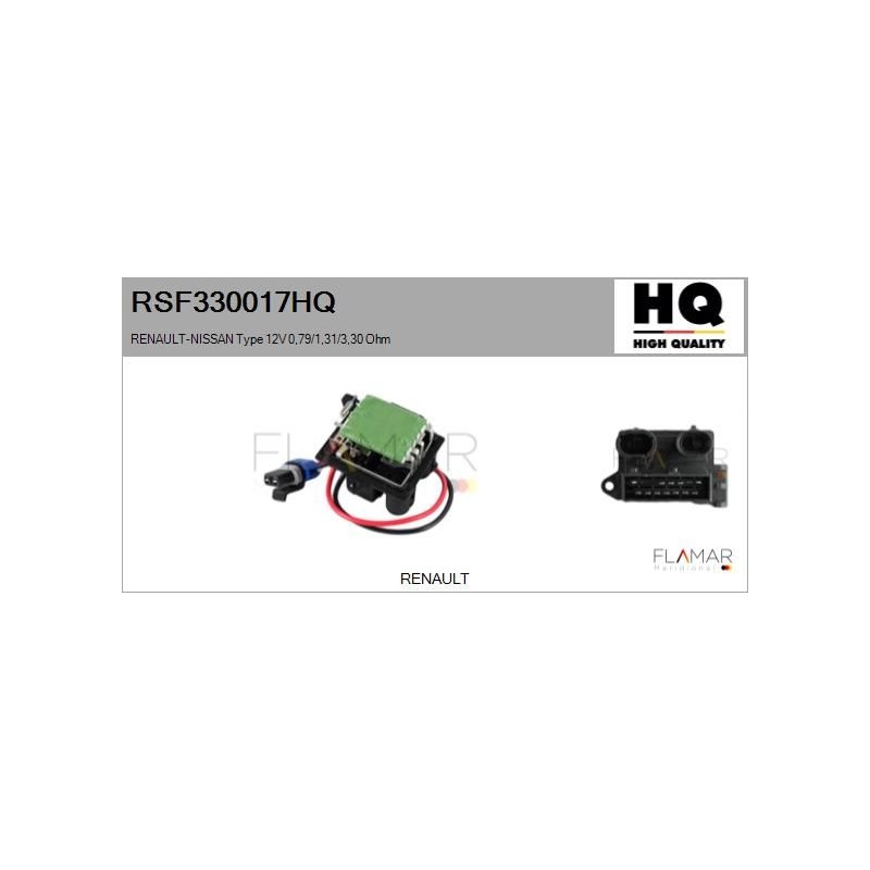 FLAMAR RSF330017HQ Resitencia, ventilador habitáculo - 1