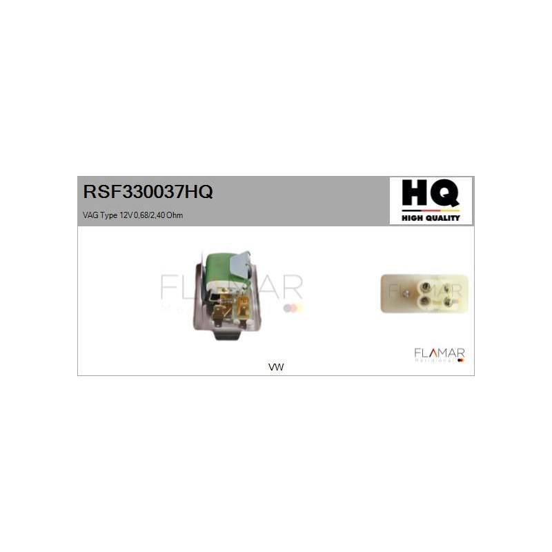 FLAMAR RSF330037HQ Resitencia, ventilador habitáculo - 1