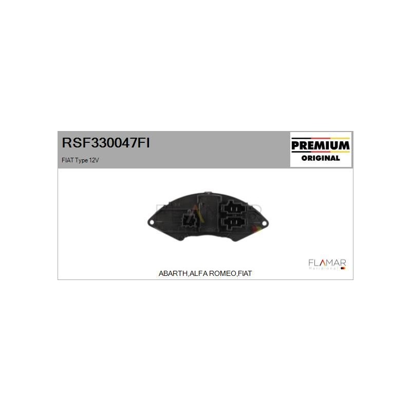 FLAMAR RSF330047FI Resitencia, ventilador habitáculo - 1