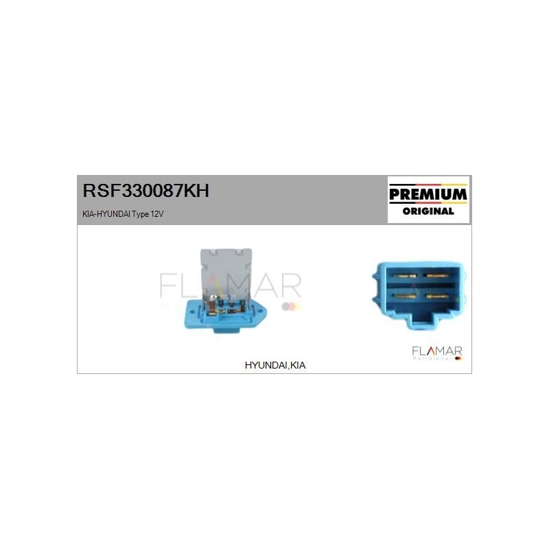 FLAMAR RSF330087KH Resitencia, ventilador habitáculo - 1