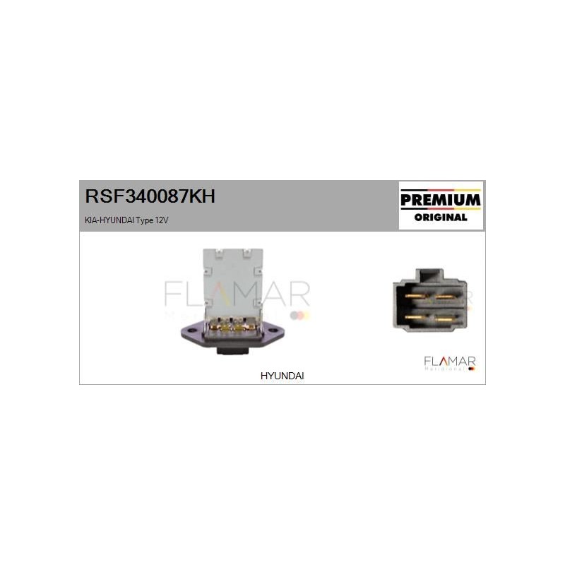 FLAMAR RSF340087KH Resitencia, ventilador habitáculo - 1