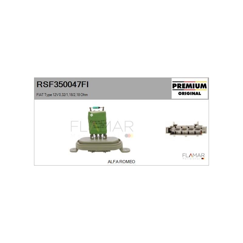 FLAMAR RSF350047FI Resitencia, ventilador habitáculo - 1