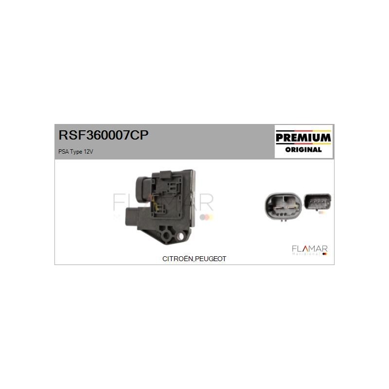 FLAMAR RSF360007CP Resistencia serie, motor eléctrico (ventilador del radiador) - 1