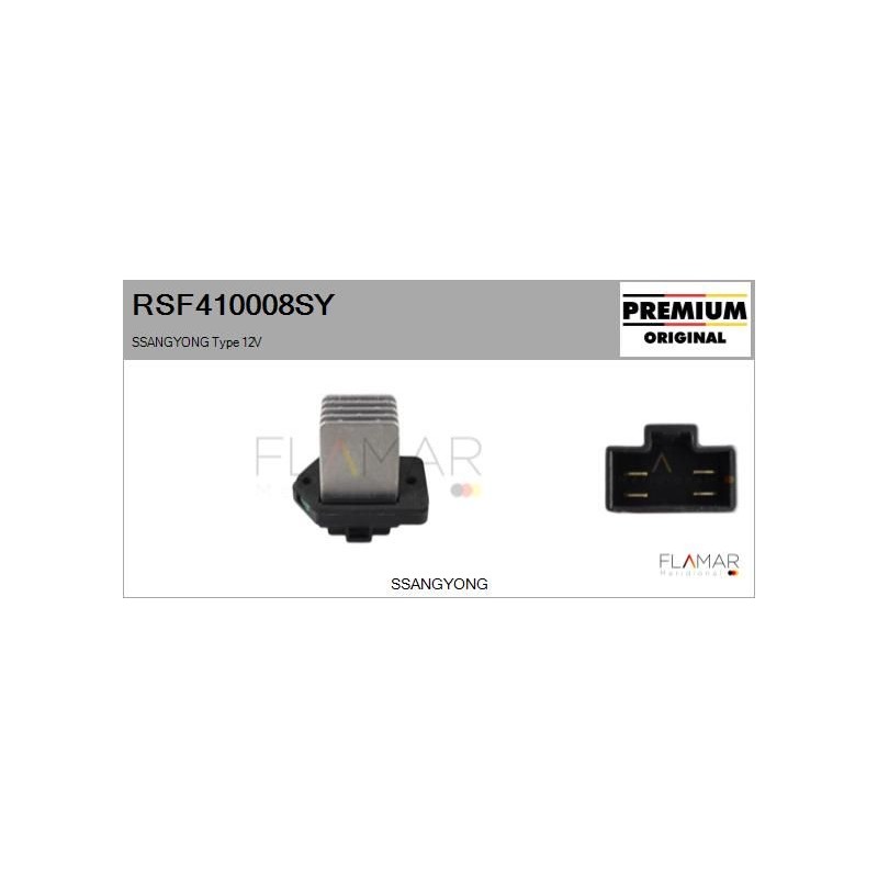 FLAMAR RSF410008SY Resitencia, ventilador habitáculo - 1