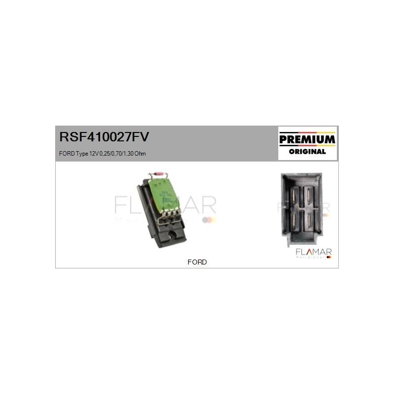 FLAMAR RSF410027FV Resitencia, ventilador habitáculo - 1