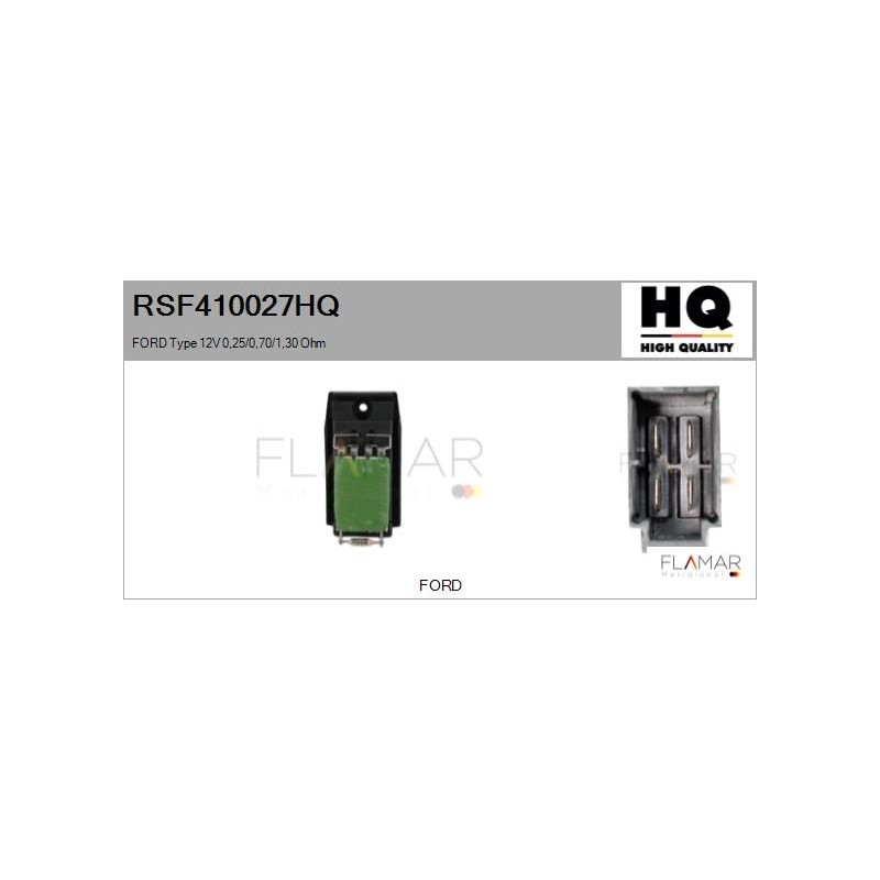 FLAMAR RSF410027HQ Resitencia, ventilador habitáculo - 1