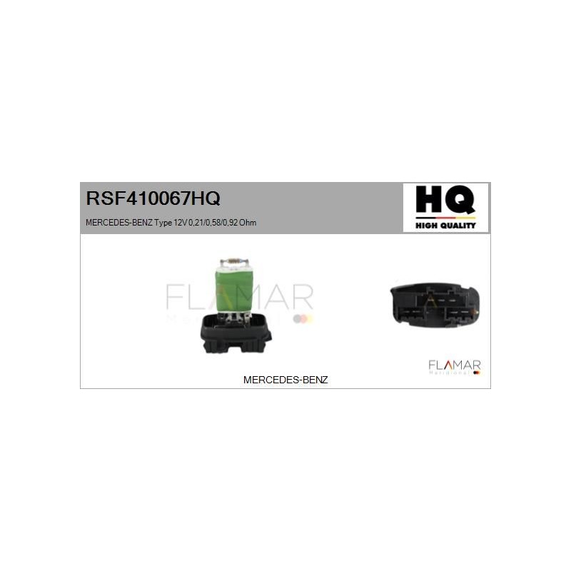 FLAMAR RSF410067HQ Resitencia, ventilador habitáculo - 1