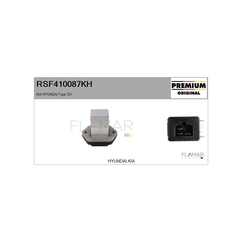 FLAMAR RSF410087KH Resitencia, ventilador habitáculo - 1