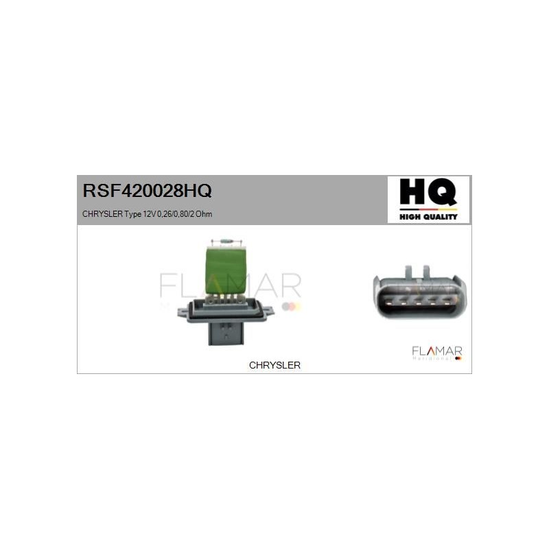 FLAMAR RSF420028HQ Resitencia, ventilador habitáculo - 1