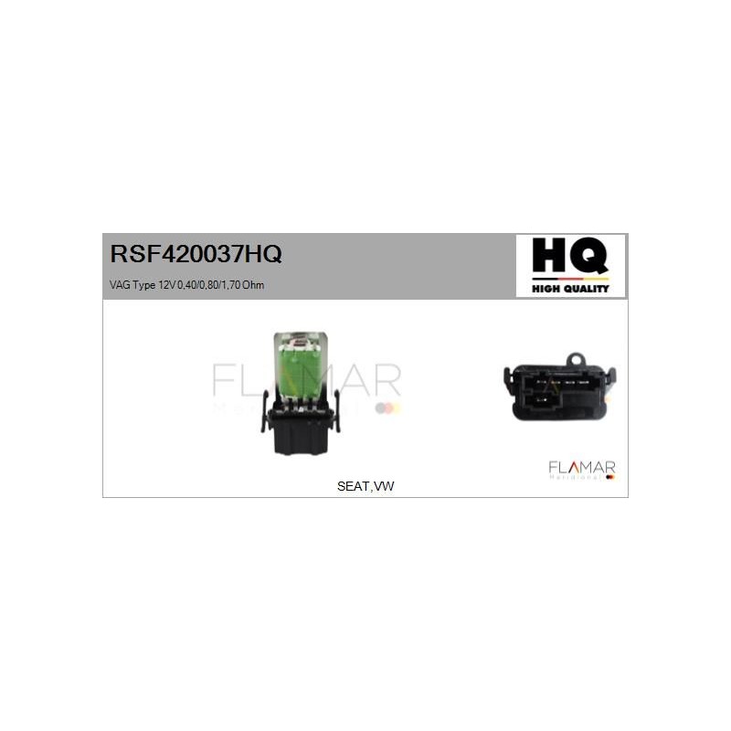 FLAMAR RSF420037HQ Resitencia, ventilador habitáculo - 1