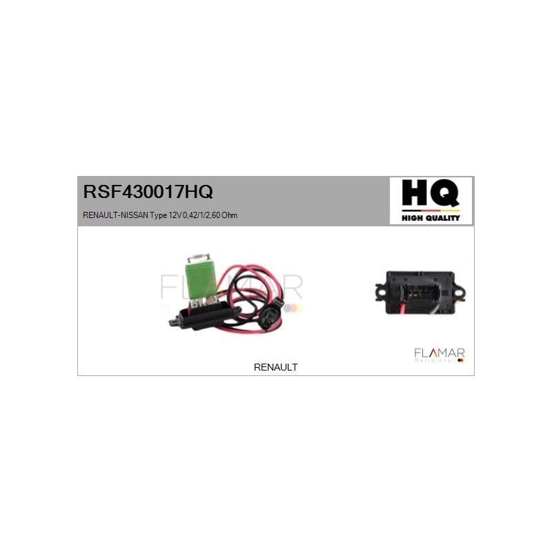 FLAMAR RSF430017HQ Resitencia, ventilador habitáculo - 1