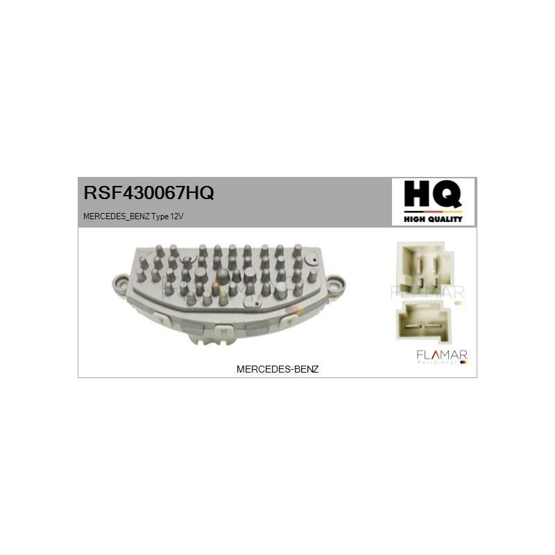 FLAMAR RSF430067HQ Resitencia, ventilador habitáculo - 1