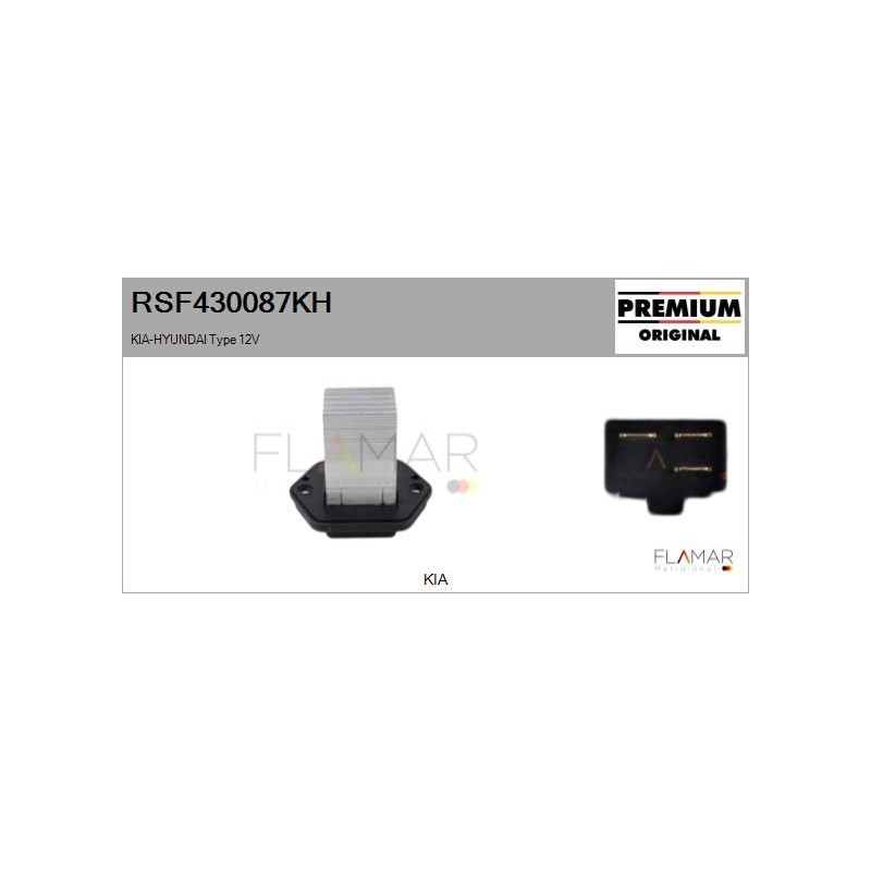 FLAMAR RSF430087KH Resitencia, ventilador habitáculo - 1