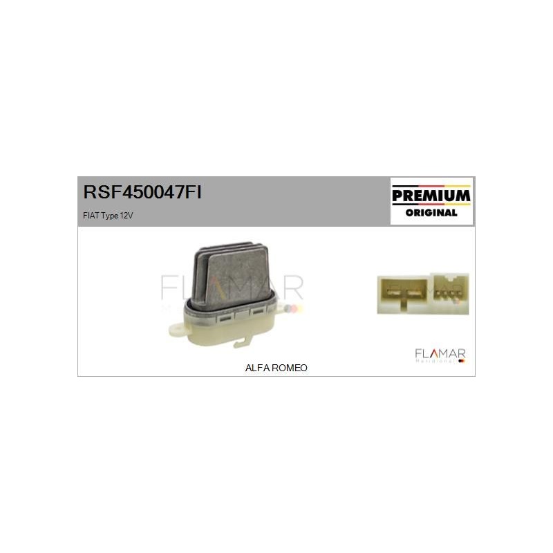FLAMAR RSF450047FI Resitencia, ventilador habitáculo - 1