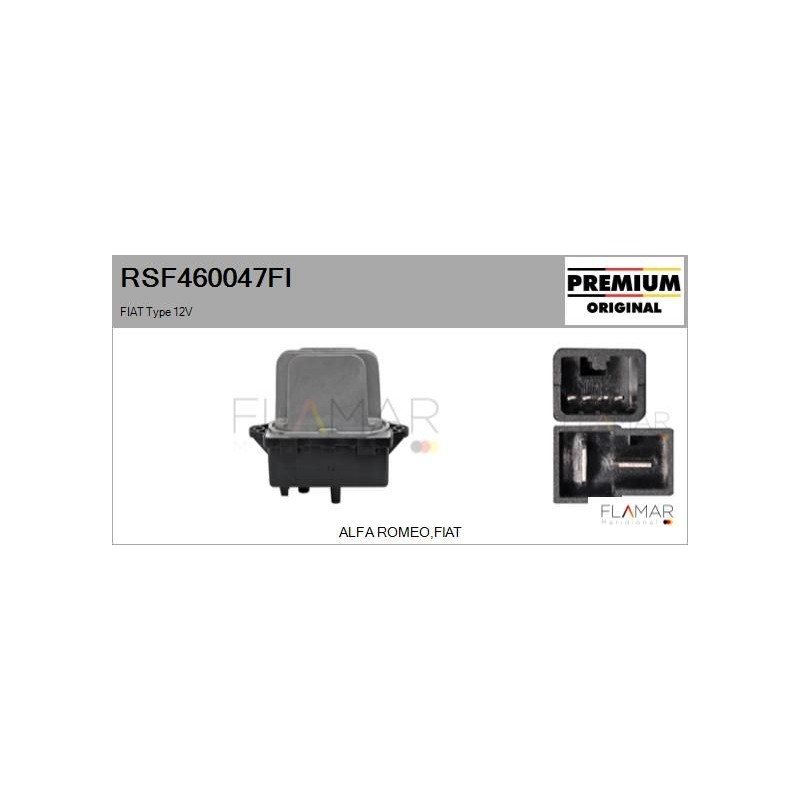 FLAMAR RSF460047FI Resitencia, ventilador habitáculo - 1
