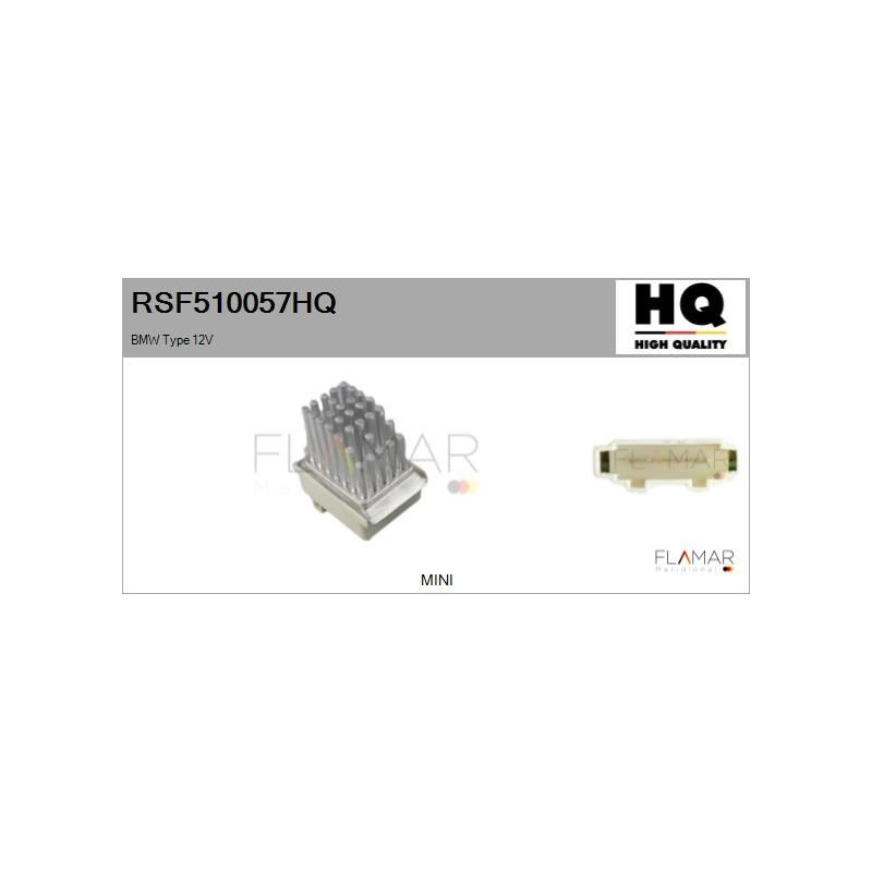 FLAMAR RSF510057HQ Resitencia, ventilador habitáculo - 1