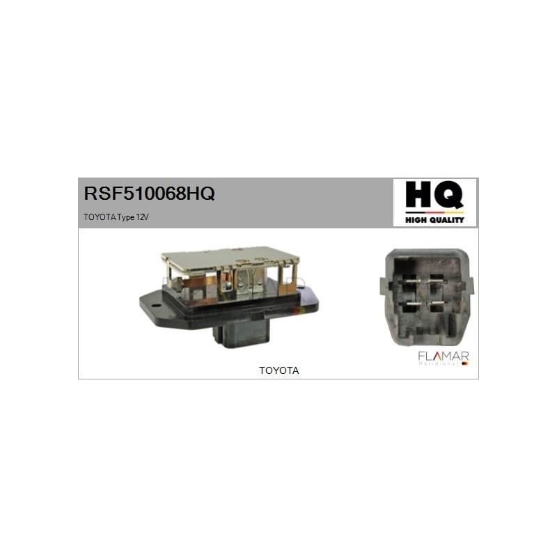 FLAMAR RSF510068HQ Resitencia, ventilador habitáculo - 1