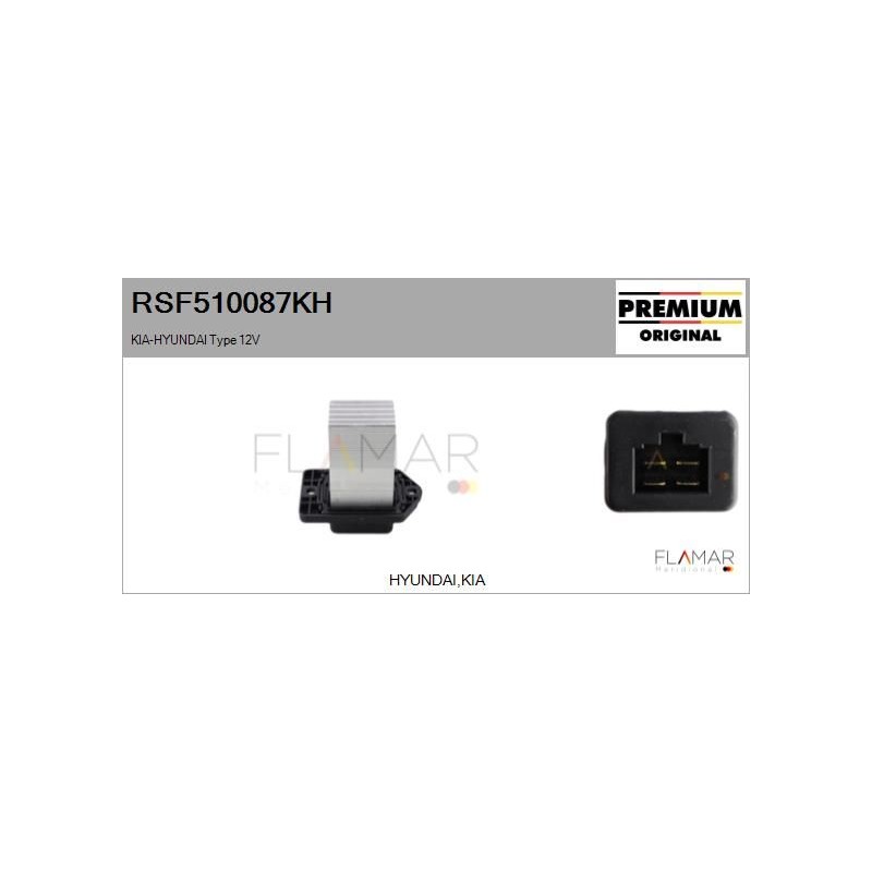 FLAMAR RSF510087KH Resitencia, ventilador habitáculo - 1