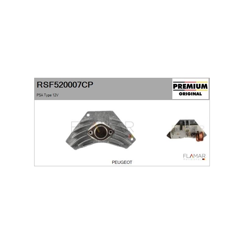 FLAMAR RSF520007CP Resitencia, ventilador habitáculo - 1