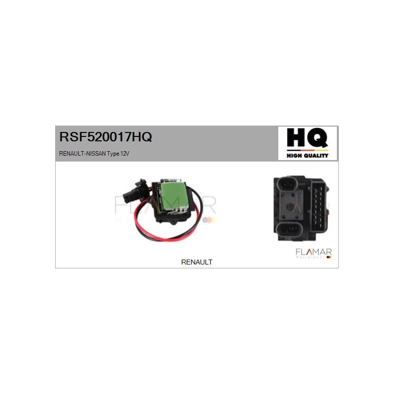 FLAMAR RSF520017HQ Resitencia, ventilador habitáculo - 1
