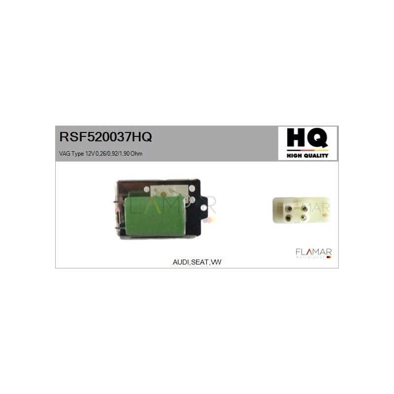FLAMAR RSF520037HQ Resitencia, ventilador habitáculo - 1