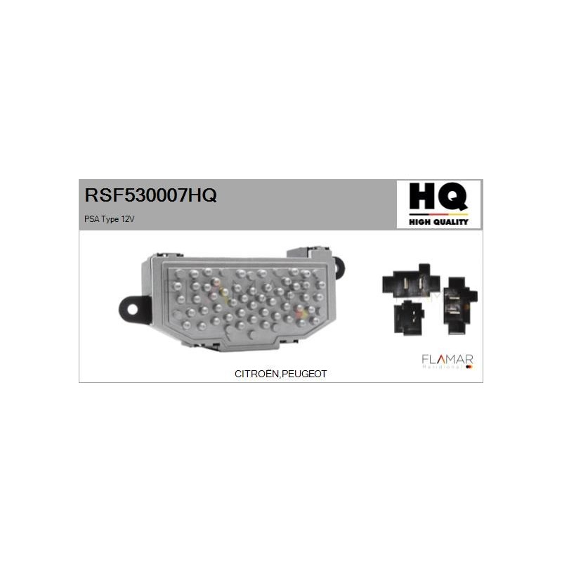 FLAMAR RSF530007HQ Resitencia, ventilador habitáculo - 1