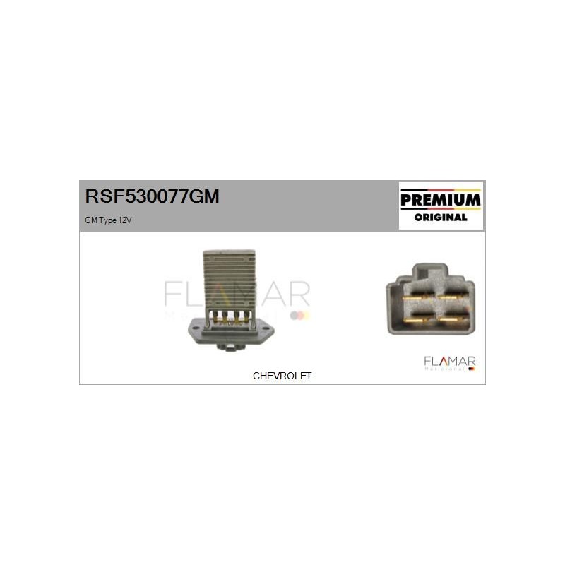 FLAMAR RSF530077GM Resitencia, ventilador habitáculo - 1