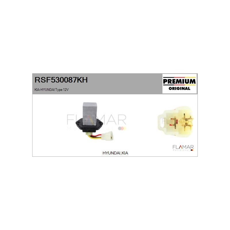 FLAMAR RSF530087KH Resitencia, ventilador habitáculo - 1