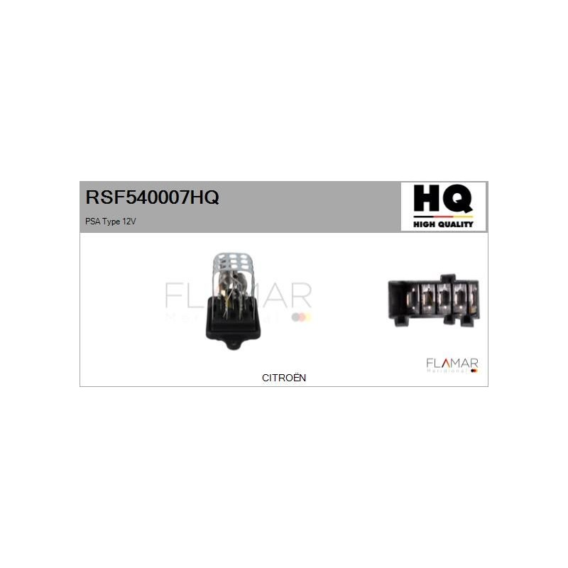 FLAMAR RSF540007HQ Resitencia, ventilador habitáculo - 1