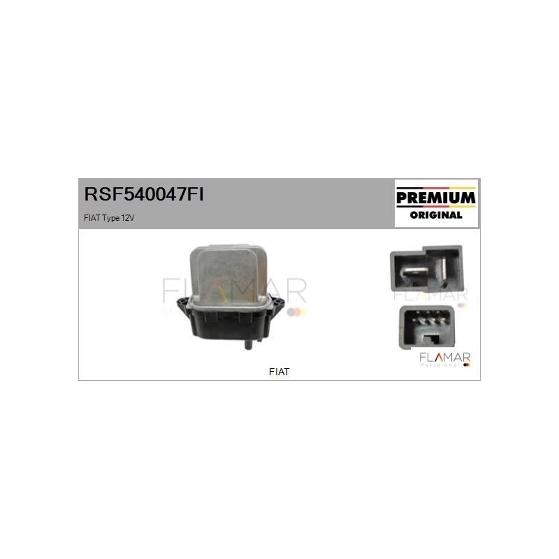 FLAMAR RSF540047FI Resitencia, ventilador habitáculo - 1